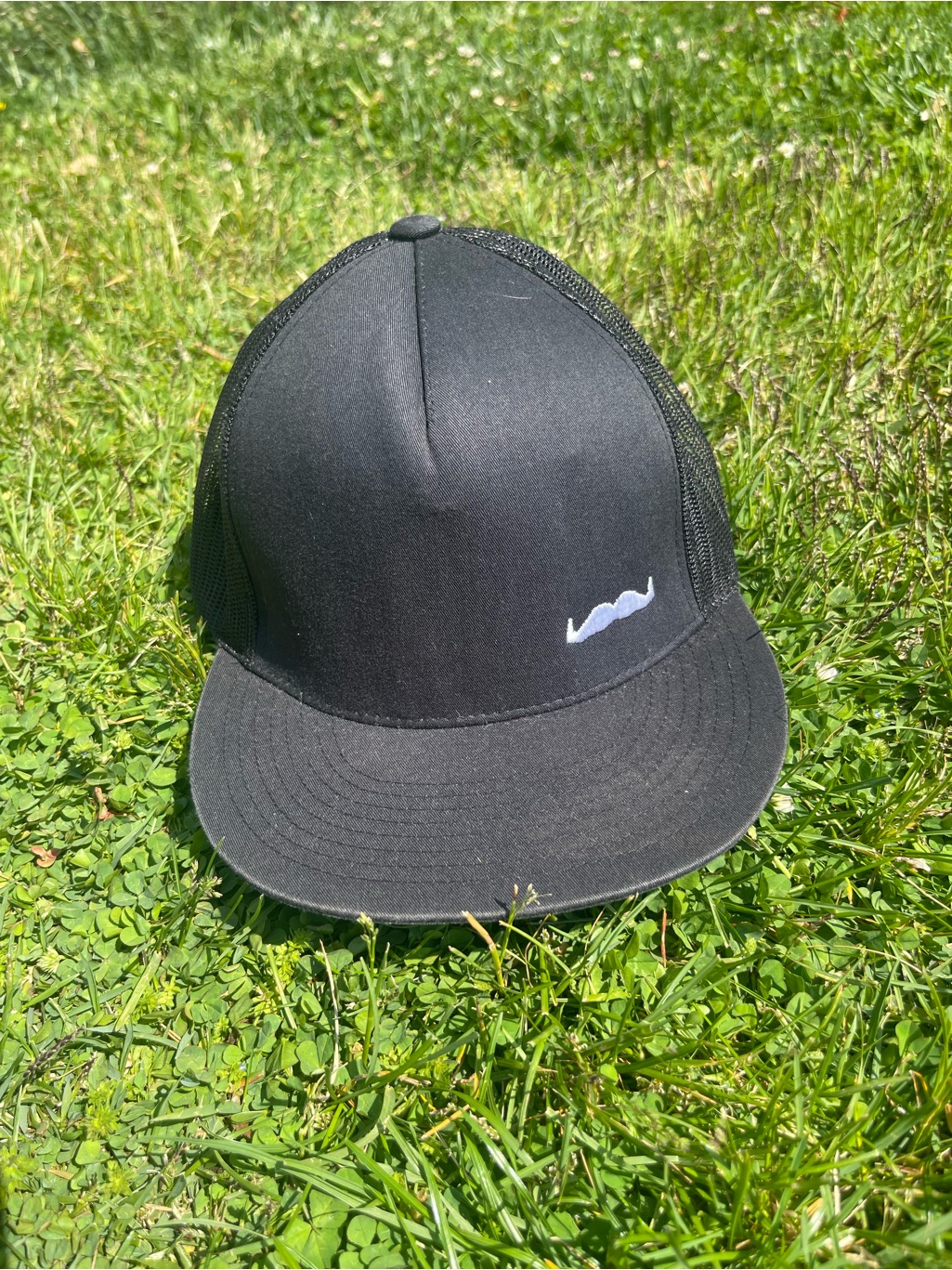 Yupoong Mustached Snapback Trucker Hat